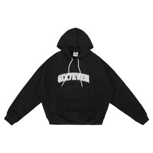 NICEID NICE广东67联名运动卫衣加绒男女秋冬休闲宽松连帽套头