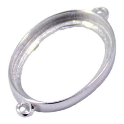 男女款S925纯银双耳托宝石镶嵌托