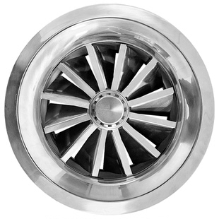 不锈钢 201材质 旋流风口中央空调远程射流风口圆形通风机场车站