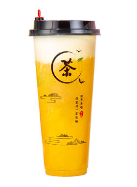 奶茶杯一次性商用500毫升塑料杯