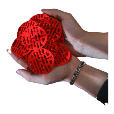 小喜字手抛喜抛洒床上