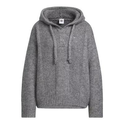 adidas阿迪达斯三叶草女子HOODY SWEATER毛衣连帽套头衫KS5967