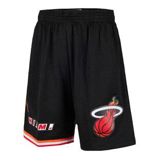 MN热火队96-97赛季球裤美式经典复古休闲球迷版正品运动短裤男NBA