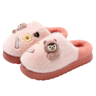 儿童棉拖鞋女童保暖可爱2025新款