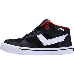 Pony波尼板鞋情侣款男休闲鞋防滑耐磨中帮滑板鞋 93W1AT03BK