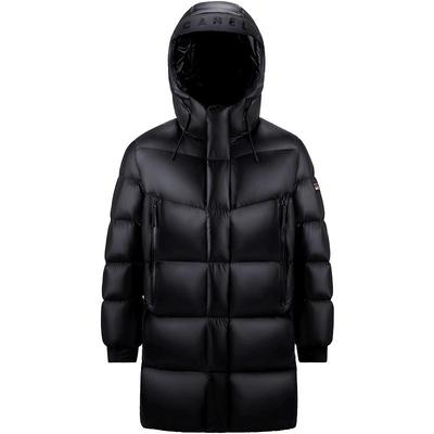 骆驼飞金鹅绒服女装2025新款冬季中长款户外连帽加厚防寒羽绒服男