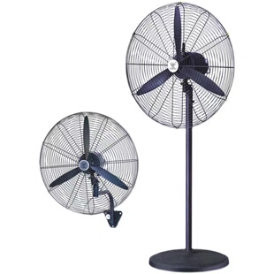 钻石牌工业风扇强力大风扇大功率线控挂壁电风扇摇头落地扇牛角扇