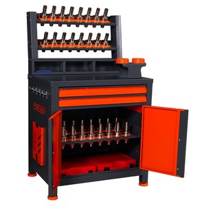 瑞格CNC工作台BT40数控锁刀座刀具柜HSK刀柄架加工中心辅助工作台