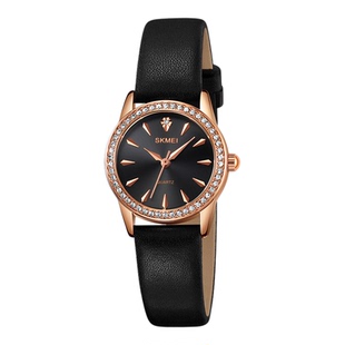 SKMEI/时刻美优雅小巧女士皮带手表 青年女学生防水手表