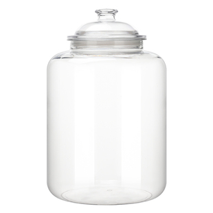 塑料密封罐透明储物罐一斤装陈皮专用包装罐鱼胶滋补药材收纳罐子