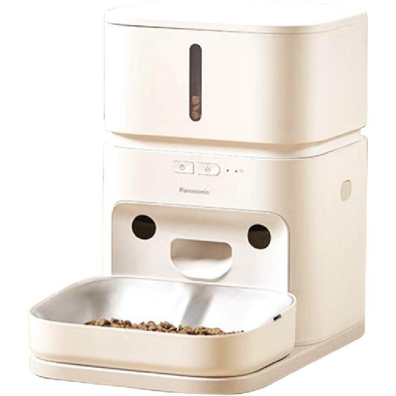 松下宠物喂食器小笑脸智能远程控制APP定时定量猫粮投喂机礼物