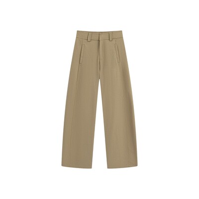 【林小雅专享】高货西装暗扣休闲裤25重感时尚小香宽松阔腿拖地裤