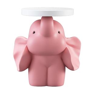 可爱大象客厅大型落地摆件沙发旁边几稀奇古怪的家具乔迁新居礼物