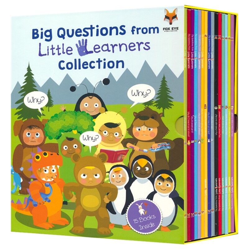 Big Questions From Little Learners 小小问号大探索15册 幼儿百科科普绘本 亲子读物 英文原版进口儿童图书
