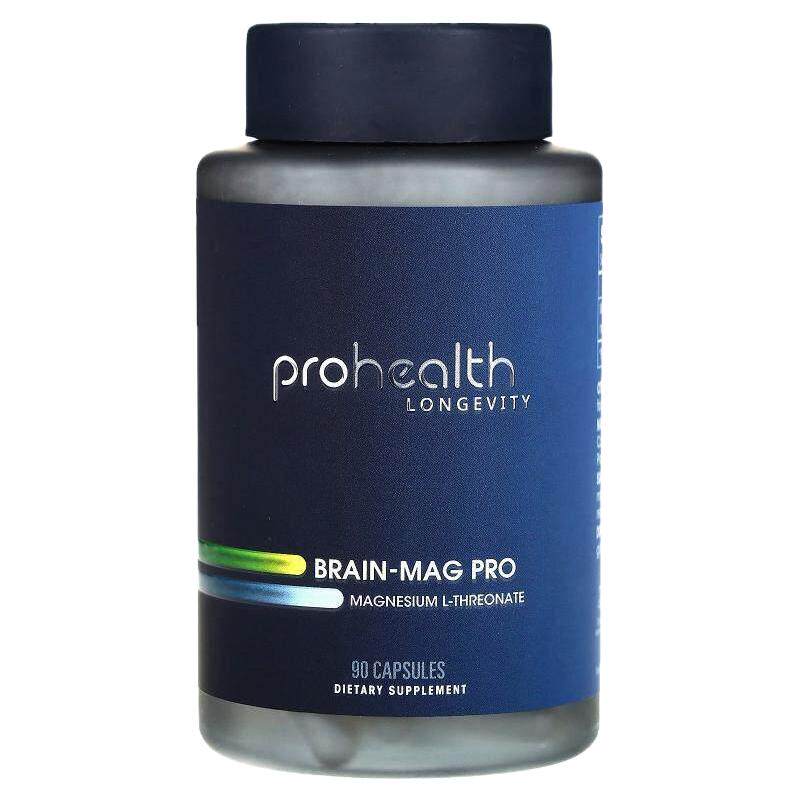 ProHealth Longevity,Brain-Mag Pro,L-苏糖酸镁,144 毫克,90