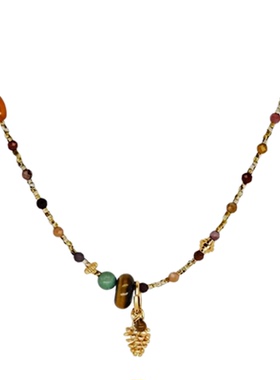 点点松果乐项链女复古小众