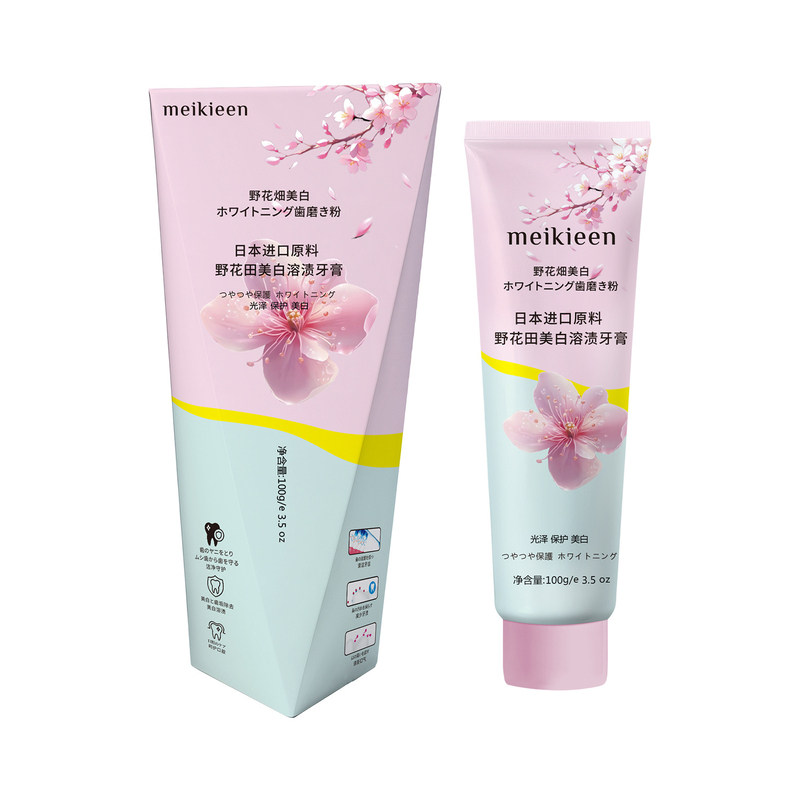 野田花美白溶渍牙膏口腔去渍日常