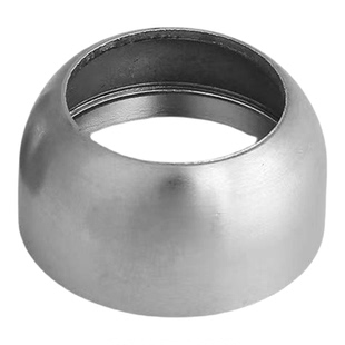 衣橱衣柜挂衣杆托衣杆底座不锈钢管座法兰座圆管家用五金固定配件