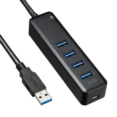 日本SANWA集分线器HUB笔记本台式电脑USB3.0拓展外接多口扩展坞