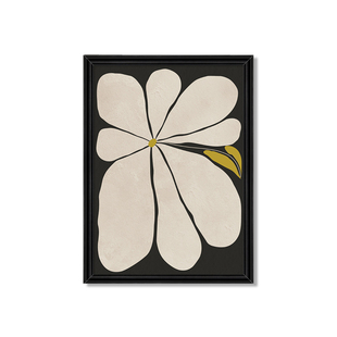 中古风客厅装饰画侘寂法式花沙发背景墙壁画现代简约艺术玄关挂画