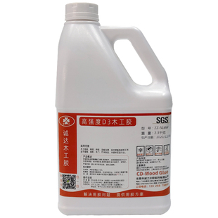 强力快干木工胶单组份透明D3防水贴木皮拼板卯榫头指接乳白组装胶