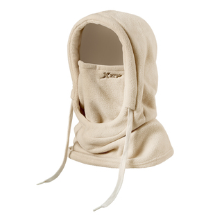 特步保暖帽子秋冬季男款骑行防风面罩女防寒头套围脖一体电动车