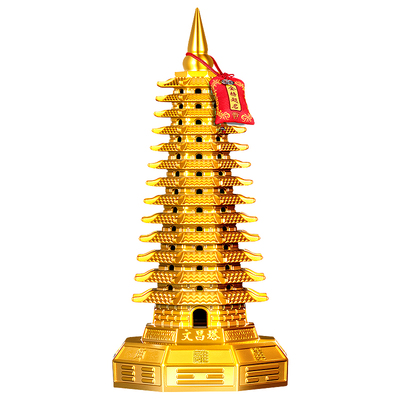 铜八卦文昌塔摆件学习工作晋升用