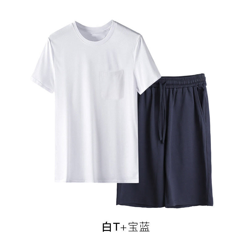 歌瑞森男士全棉家居服可外穿套装