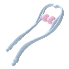 按摩神器!手动揉捏颈椎按摩器