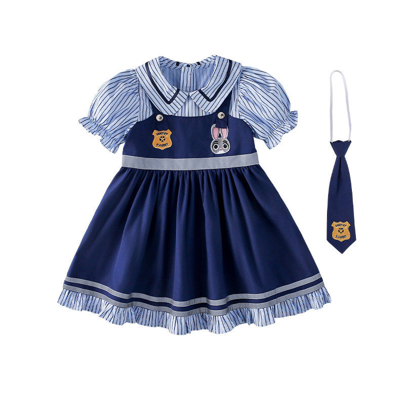 儿童疯狂动物城主题朱迪兔子服装幼儿剪刀石头布舞蹈服男女合唱服
