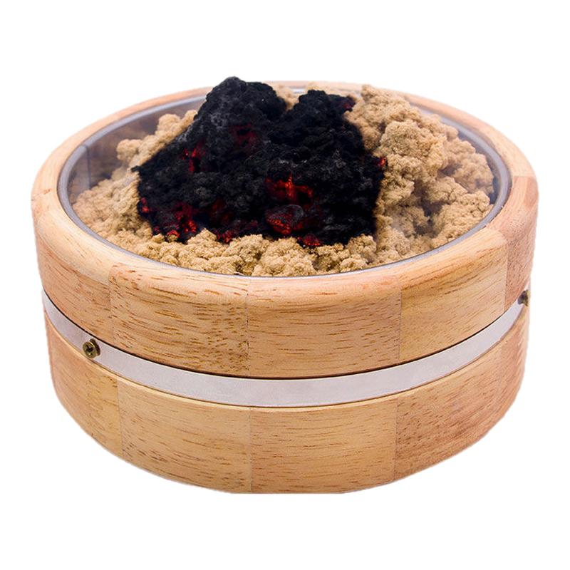 艾灸木盒艾绒艾灸艾灸器具艾绒隔姜灸工具艾灸盒随身灸家用隔灸宝
