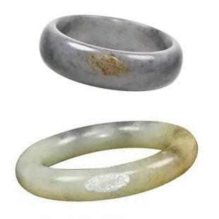 新疆各类和田玉手镯纯天然真品 青花白玉籽料墨玉碧玉青玉黄玉镯