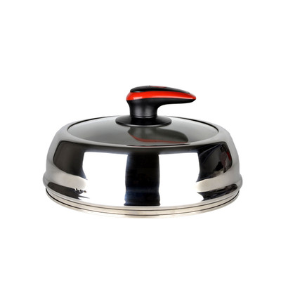 可视不锈钢玻璃可立锅盖加高加厚