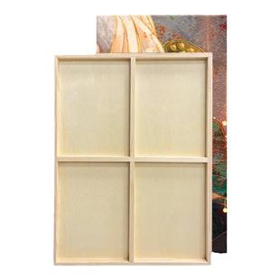 岩彩画板桦木板画框坦培拉画板框丙烯油画画板沥粉画板油画框大尺寸实木内框肌理画画框版画木刻板框画材