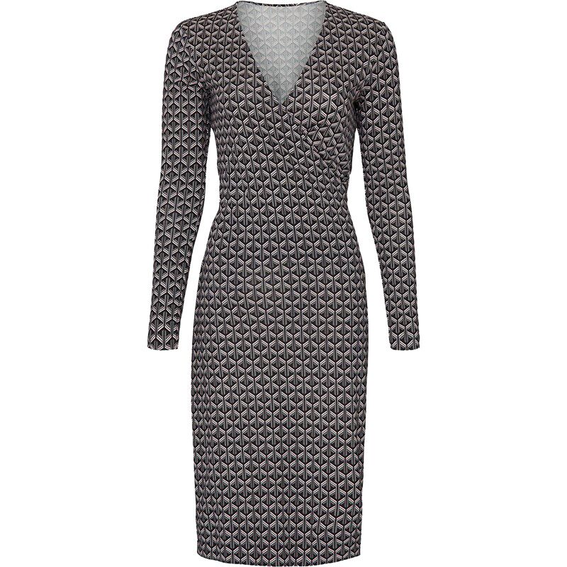 思思美代 正品 dvf 春季新品 藏青白点背心裙弹力连衣裙10459mfo