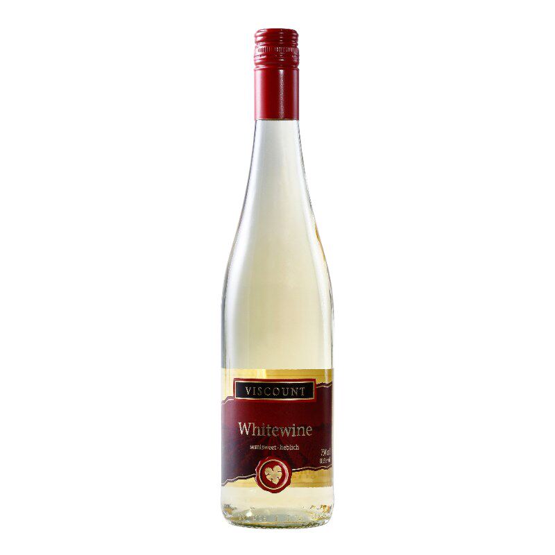 德国进口子爵半甜白葡萄酒 750ml 11.5%vol 清爽好喝梨蜜果香甜美
