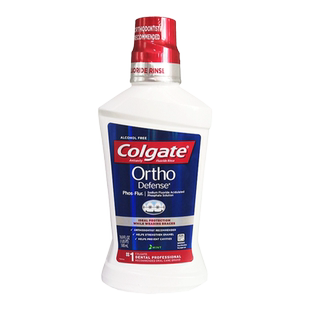 高露洁氟乐正畸漱口水 牙齿白斑再矿化带牙套含氟清新口气含漱液