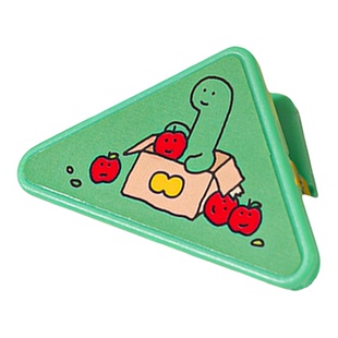 得力纽赛乔古漫联名三角夹边角夹试卷夹文件夹小学生收纳整理资料夹子卷子夹书夹票据发票长尾夹书夹封口夹