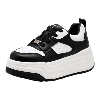 千百度厚底小白鞋女鞋春季新款运动板鞋百搭时尚增高休闲鞋