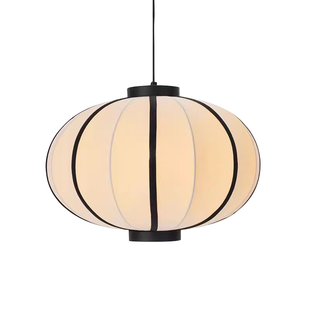 新中式餐厅吊灯布艺灯笼饭店火锅店茶楼民宿茶室禅意日式复古灯具