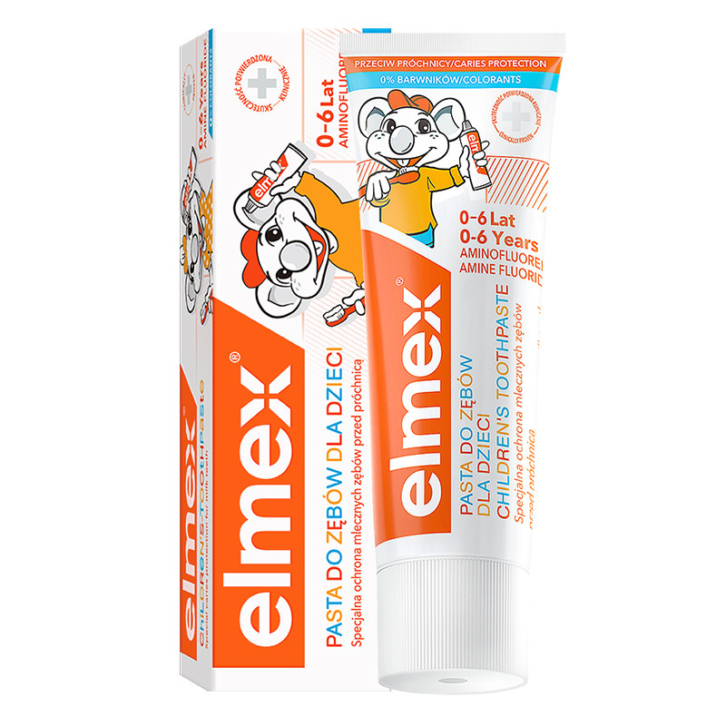 【会员好价】elmex艾美适0-6岁儿童含氟宝宝乳牙期牙膏