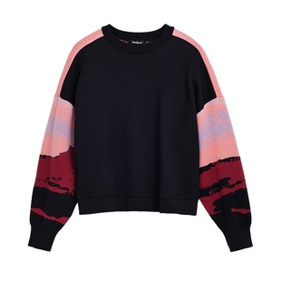 Desigual【博主同款】提花宽松女士针织衫毛衣
