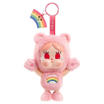 POPMART泡泡玛特CRYBABY × Care Bears系列搪胶毛绒挂件盲盒礼物