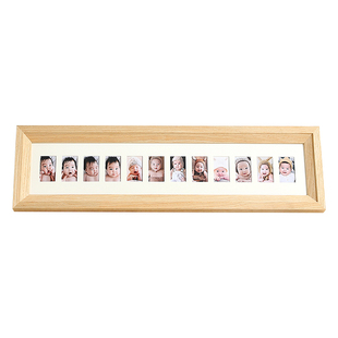 儿童校园旅程证件照相框宝宝周岁成长纪念摆台婴幼儿记录相册二寸