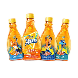 现货康师傅冻冻茶风味饮料果冻冰红茶迪士尼疯狂动物城联名款整箱