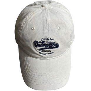 泽西风美式字母棒球帽子复古加长檐深帽筒鸭舌帽显脸小大头围通用