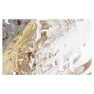 电视背景墙壁画新款轻奢客厅金色艺术壁纸沙发影视墙墙布卧室墙纸