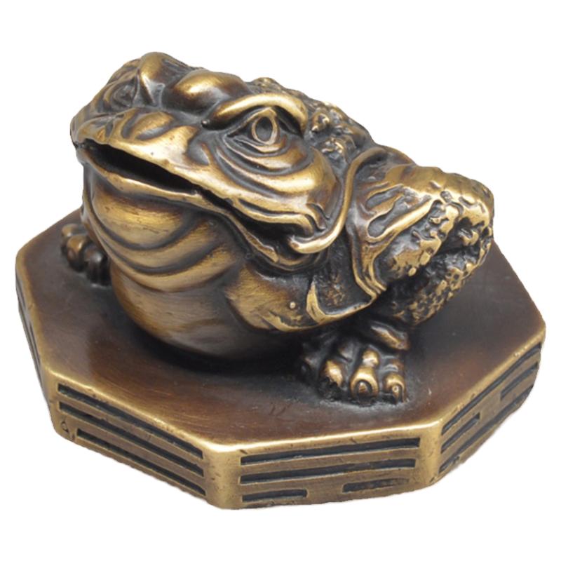 纯铜招财三足金蟾工艺品