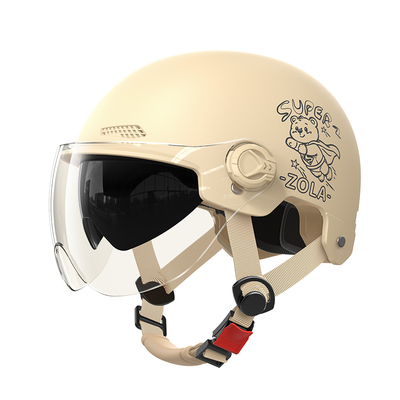 【3C认证】双镜新款电动车头盔