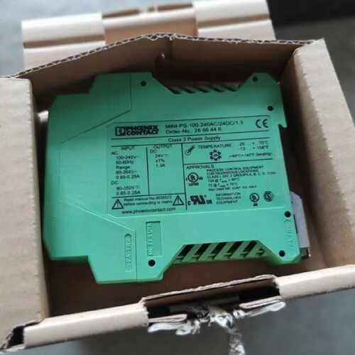 议价菲尼克斯电源模组2866446 MINI-PS-100-240AC/24DC/1.3A全新